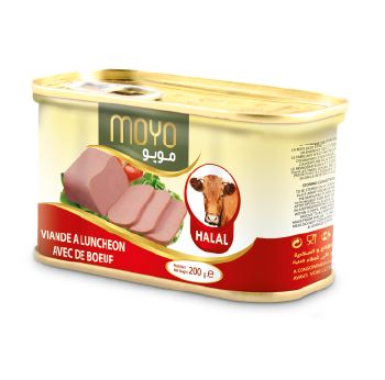 Luncheon meat with Beef flavour